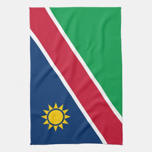 Namibia-Flagge Geschirrtuch (Vertikal)