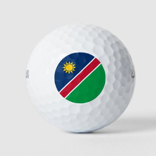 Namibia-Flagge Golfball (Vorderseite)