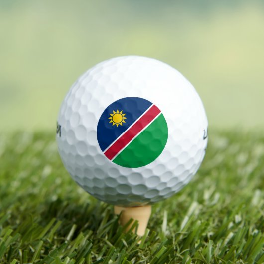 Namibia-Flagge Golfball (Insitu T-Shirt)