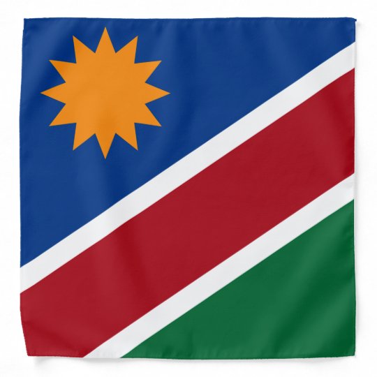 Namibia-Flagge Halstuch | Zazzle.de