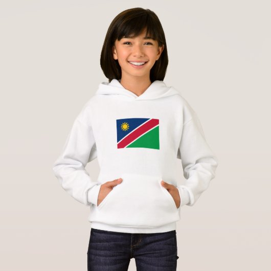 Namibia-Flagge Hoodie (Vorne ganz)
