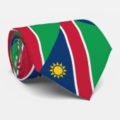 Namibia-Flagge Krawatte (Gerollt)