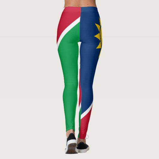 Namibia-Flagge Leggings (Rückseite)