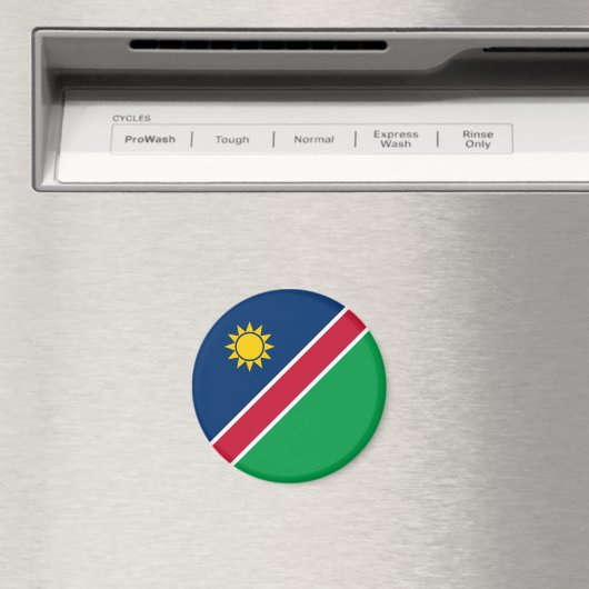 Namibia-Flagge Magnet (In Situ (Geschirrspüler))
