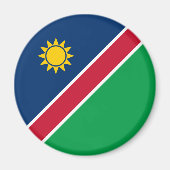 Namibia-Flagge Magnet (Vorne)