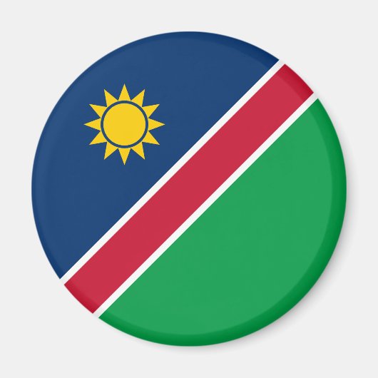 Namibia-Flagge Magnet (Vorne)