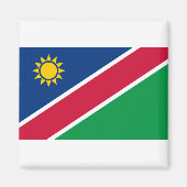 Namibia-Flagge Magnet (Vorne)