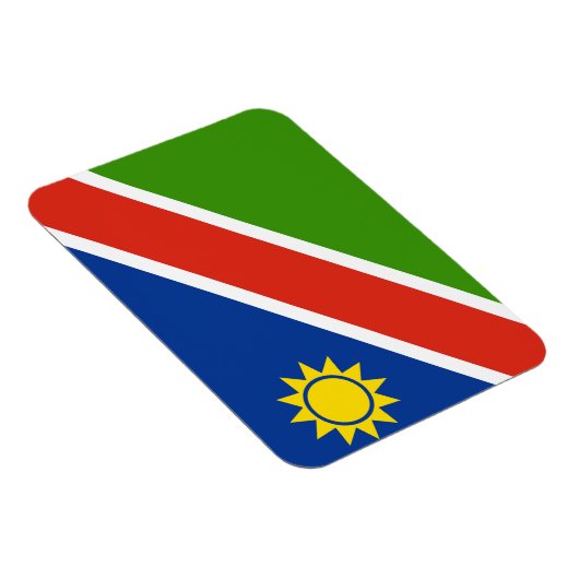 Namibia-Flagge Magnet (Rechte Seite)