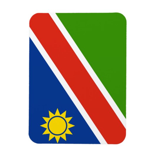 Namibia-Flagge Magnet (Vertikal)