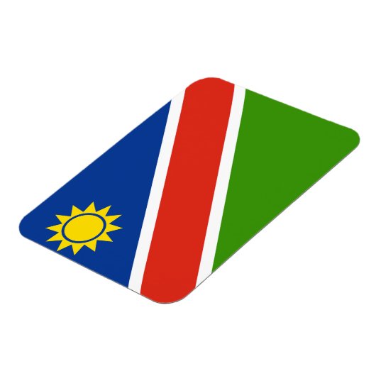 Namibia-Flagge Magnet (Linke Seite)