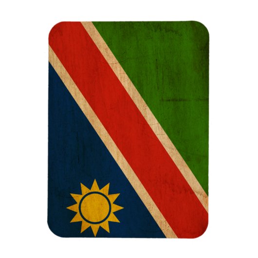 Namibia-Flagge Magnet (Vertikal)
