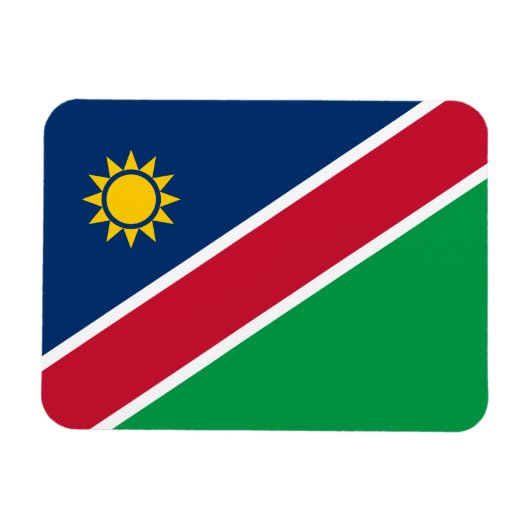 Namibia-Flagge Magnet (Horizontal)