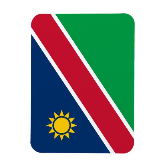 Namibia-Flagge Magnet (Vertikal)
