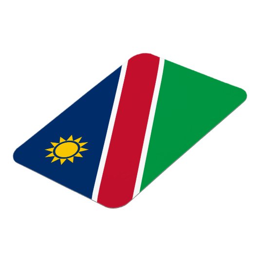 Namibia-Flagge Magnet (Linke Seite)