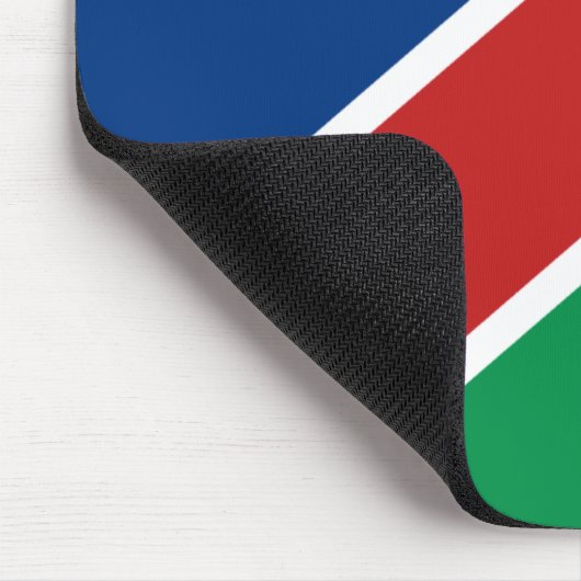 Namibia-Flagge Mousepad (Ecke)