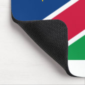 Namibia-Flagge Mousepad (Ecke)