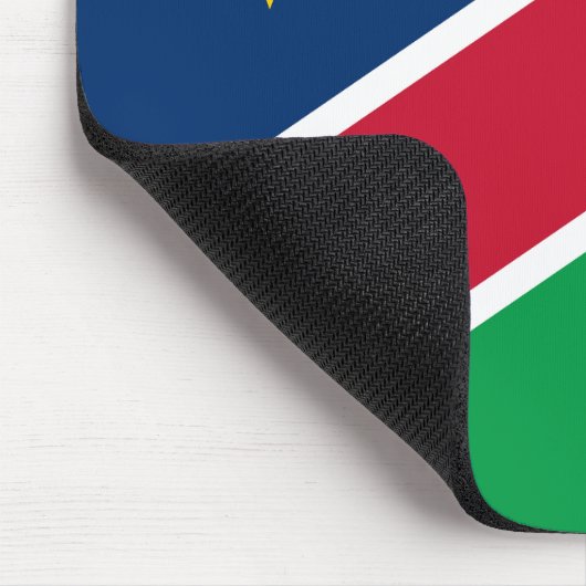 Namibia-Flagge Mousepad (Ecke)