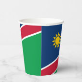 Namibia-Flagge Pappbecher (Rechts)