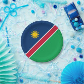 Namibia-Flagge Pappteller (Party)