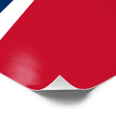 Namibia-Flagge Poster (Ecke)