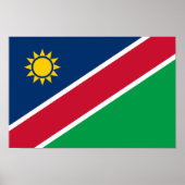 Namibia-Flagge Poster (Vorne)