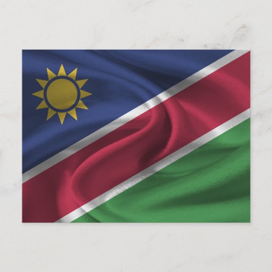 Namibia-Flagge Postkarte (Vorderseite)