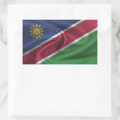 Namibia-Flagge Rechteckiger Aufkleber (Tasche)