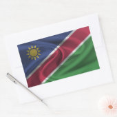 Namibia-Flagge Rechteckiger Aufkleber (Umschlag)
