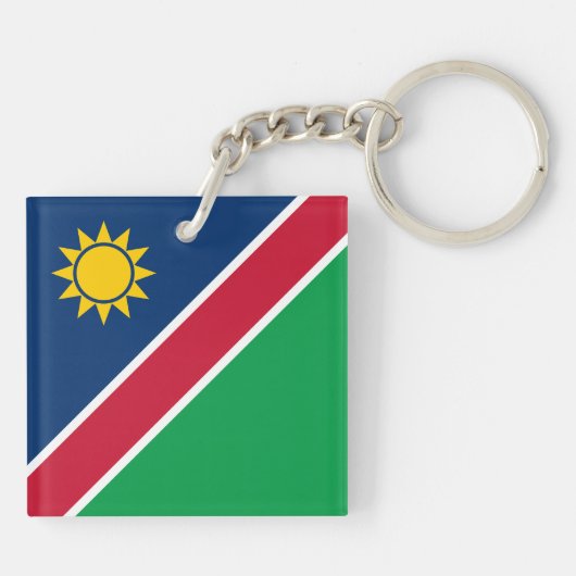 Namibia-Flagge Schlüsselanhänger (Rückseite)