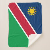 Namibia-Flagge Sherpadecke (Vorderseite)