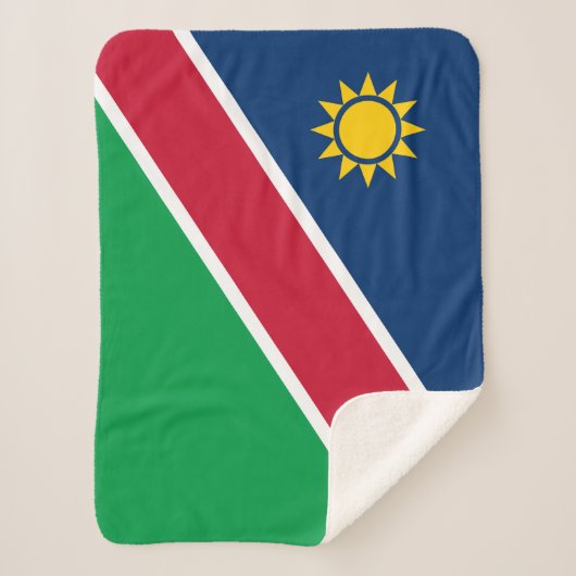 Namibia-Flagge Sherpadecke (Vorderseite)