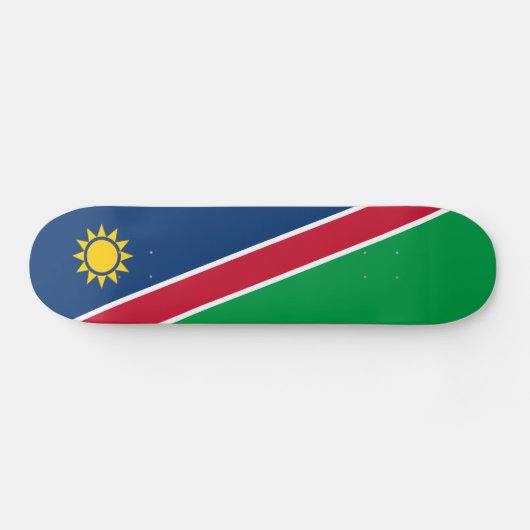 Namibia-Flagge Skateboard (Horizontal)