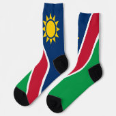 Namibia-Flagge Socken (Linkes Detail)
