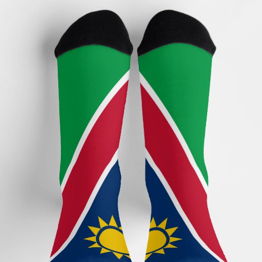 Namibia-Flagge Socken (Oben)