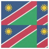 Namibia-Flagge Stoff (Nahaufnahme)
