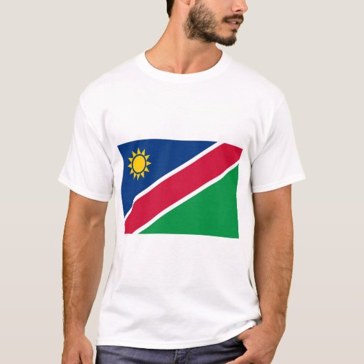 Namibia-Flagge T-Shirt (Vorderseite)