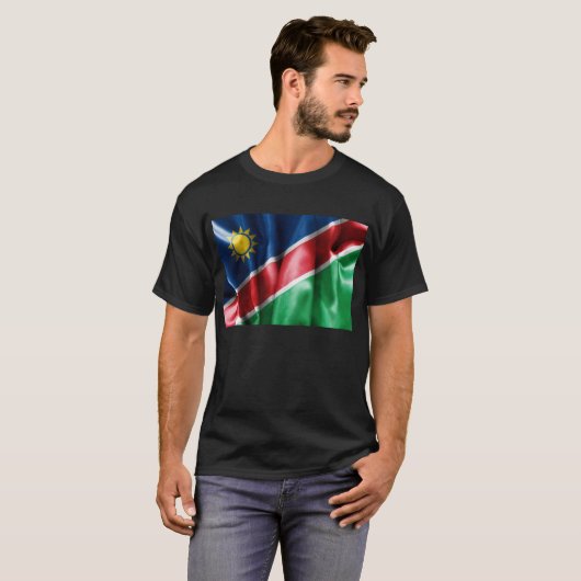 Namibia-Flagge T-Shirt (Vorne ganz)