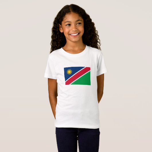 Namibia-Flagge T-Shirt (Vorne ganz)