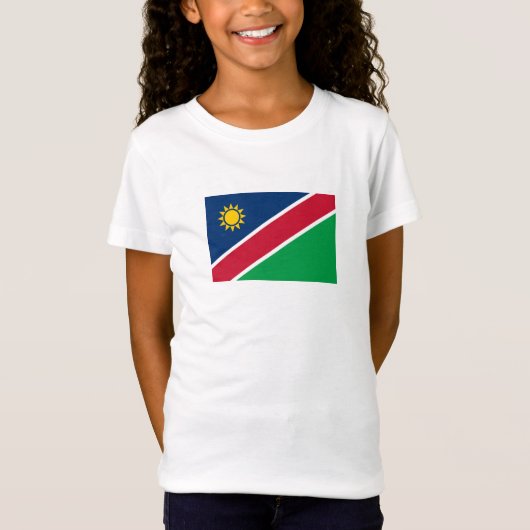 Namibia-Flagge T-Shirt (Vorderseite)