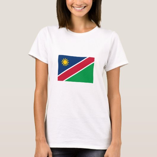 Namibia-Flagge T-Shirt (Vorderseite)