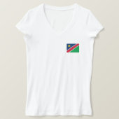 Namibia-Flagge T-Shirt (Design vorne)