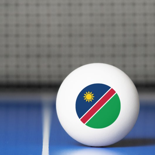 Namibia-Flagge Tischtennisball (Netto)