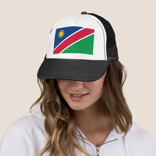 Namibia-Flagge Truckerkappe (Beispiel)