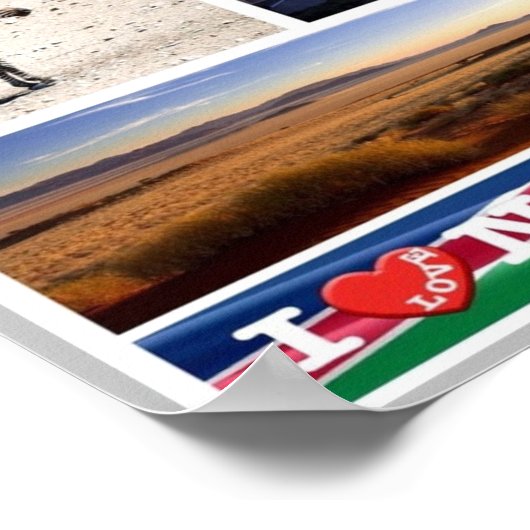 Namibia - I Liebe - Poster (Ecke)