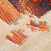 Namibia Illustration Reise Kunst Vintage Puzzle (Seite)