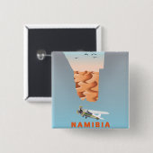 Namibia-Karte Button (Vorne & Hinten)