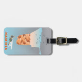 Namibia-Karte Gepäckanhänger (Vorderseite horizontal)