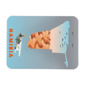 Namibia-Karte Magnet (Horizontal)