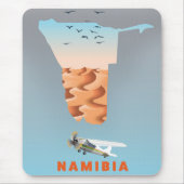 Namibia-Karte Mousepad (Vorne)