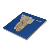 Namibia-Karten-Fliese Fliese (Seite)